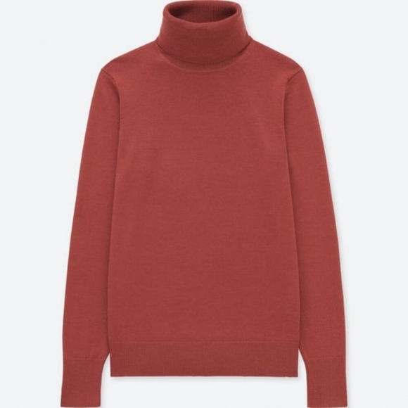 NWT Uniqlo Merino Wool Turtleneck - Picture 1 of 2
